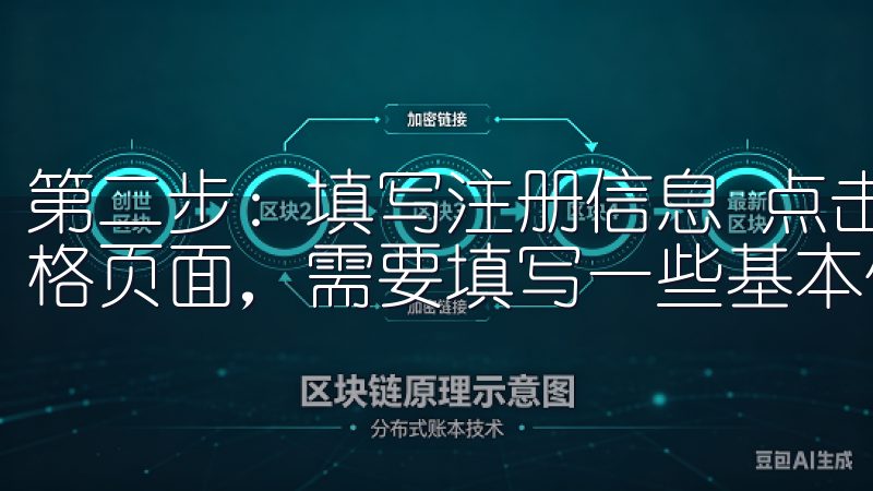 第二步：填写注册信息 点击“注册”按钮后，你会进入一个表格页面，需要填写一些基本信息。